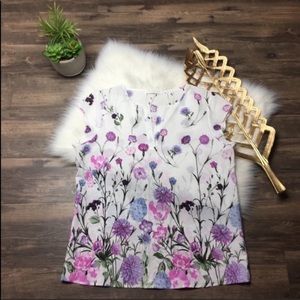 Adrienne Vittadini Floral Blouse